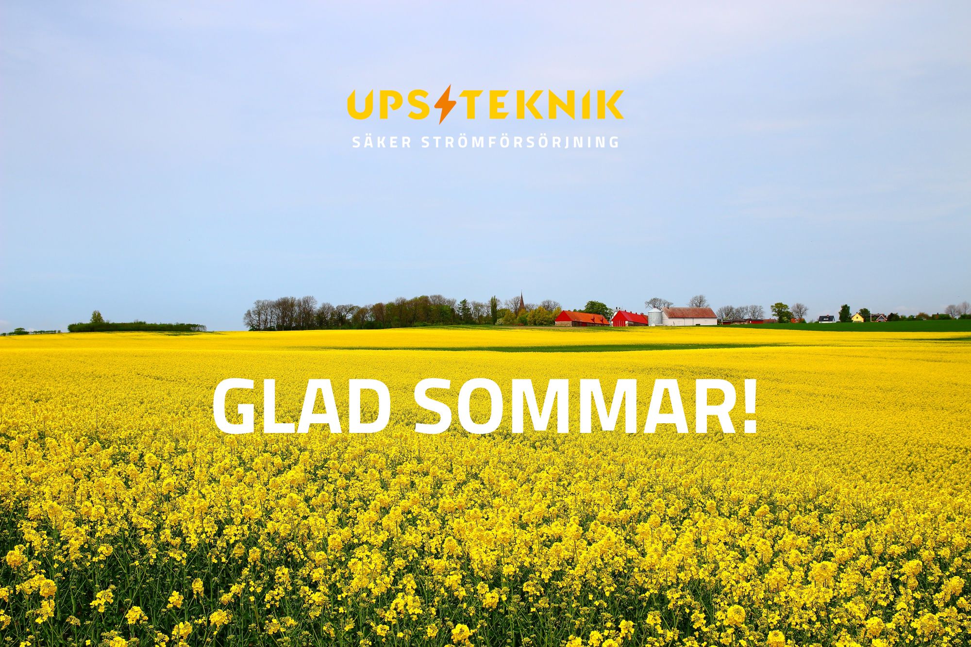 Glad sommar önskar vi på UPS-teknik! ☀️