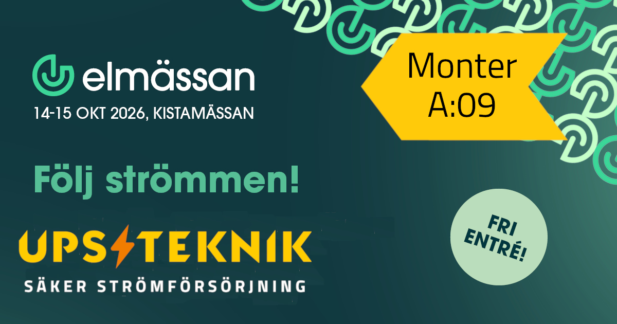 I höst ställer vi återigen ut på Elmässan i Stockholm!